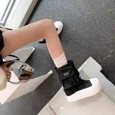 hankermeet Thick Sole Ankle Boots