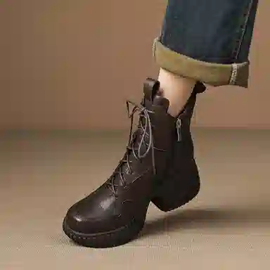 hankermeet Martin Boots 12.5cm Thick Sole