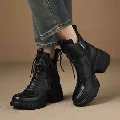 hankermeet Martin Boots 12.5cm Thick Sole