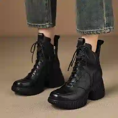 hankermeet Martin Boots 12.5cm Thick Sole