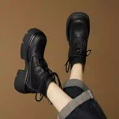 hankermeet Vintage Lace-up Martin Boots