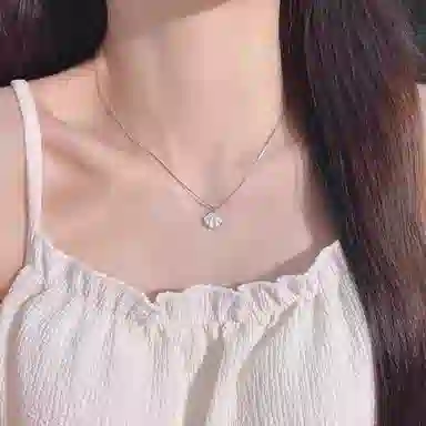 韵系 一叶贝壳 轻奢小众设计感高级法式 贝壳 项链 女款