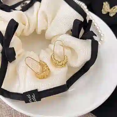 韵系 精致独特简约 铜镀金 耳环 女款