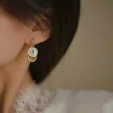 韵系 复古高级感 铜镀金 耳环 女款