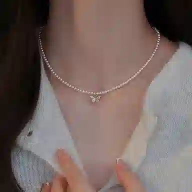 韵系 小众设计感高级颈链 锆石 项链 女款