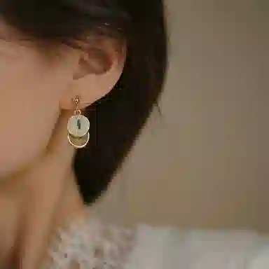 韵系 复古高级感 铜镀金 耳环 女款