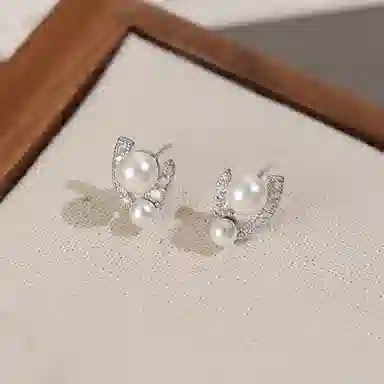 韵系 小巧精致微镶锆石 铜镀金 耳钉 女款