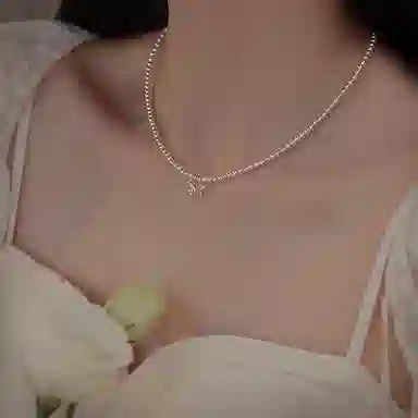 韵系 小众设计感高级颈链 锆石 项链 女款