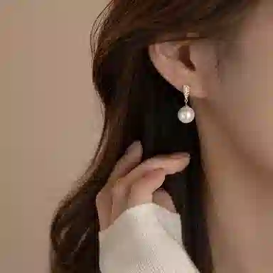 韵系 水滴 铜镀金 耳环 女款