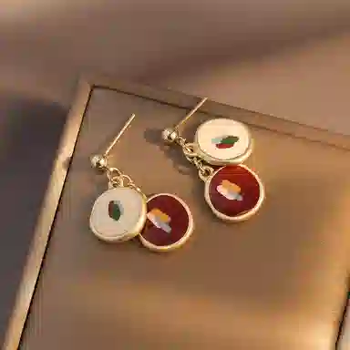 韵系 复古高级感 铜镀金 耳环 女款