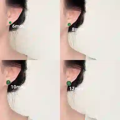 韵系 时尚简约新中式 铜镀金 耳钉 女款