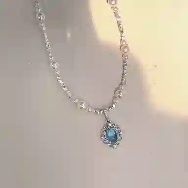 韵系 轻奢小众碎银子 铜镀金 项链 女款