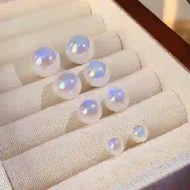 韵系 人鱼姬 铜镀金 耳钉 女款