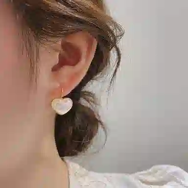 韵系 轻奢甜美爱心 铜 耳环 女款