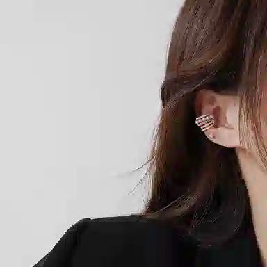 韵系 满钻微镶 夏季高级感 铜 耳夹 女款