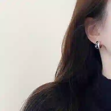 韵系 小香风缠绕双层 铜镀金 耳钉 女款