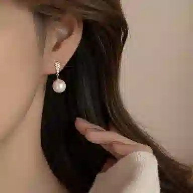 韵系 水滴 铜镀金 耳环 女款