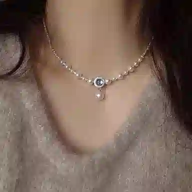 韵系 法式碎银子 铜镀金 项链 女款