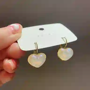 韵系 轻奢甜美爱心 铜 耳环 女款