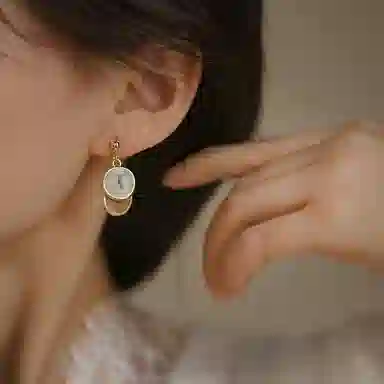 韵系 复古高级感 铜镀金 耳环 女款