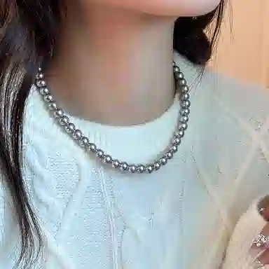 韵系 法式复古轻奢 仿珍珠 项链 女款