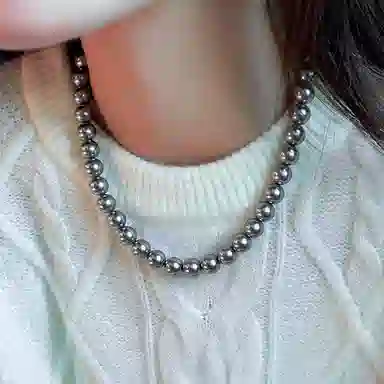 韵系 法式复古轻奢 仿珍珠 项链 女款