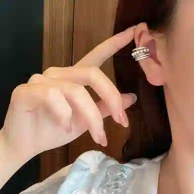 韵系 满钻微镶 夏季高级感 铜 耳夹 女款