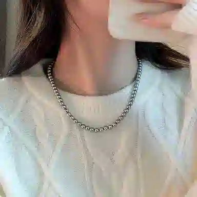 韵系 法式复古轻奢 仿珍珠 项链 女款