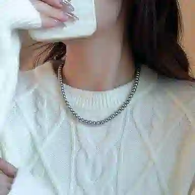 韵系 法式复古轻奢 仿珍珠 项链 女款