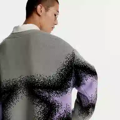 STARTER Retro Cardigan Grey