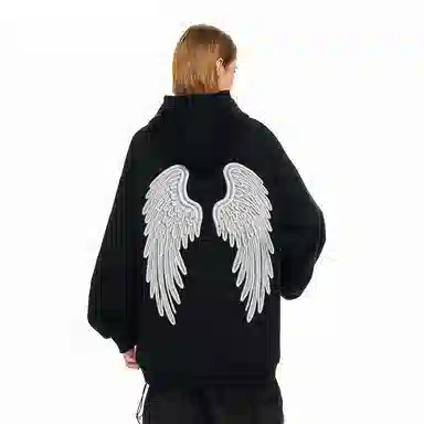 Pirkadat Vintage Angel Wings Hoodie
