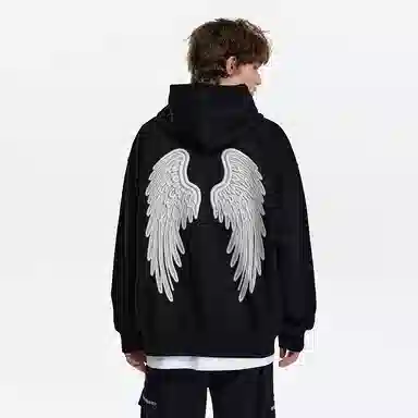 Pirkadat Vintage Angel Wings Hoodie