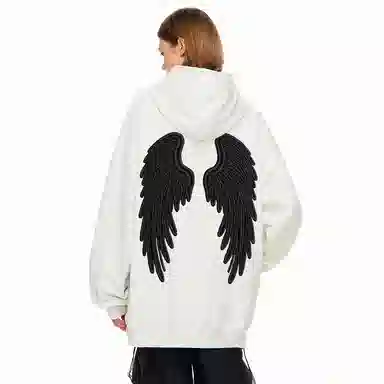 Pirkadat Vintage Angel Wings Hoodie