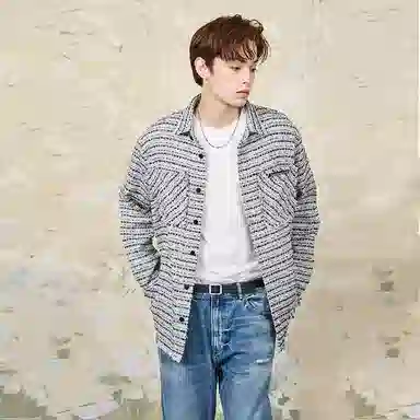 HARSH AND CRUEL Tweed Shirt