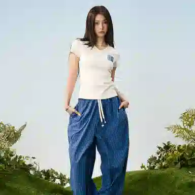 HARSH AND CRUEL Playful V-Neck Tee