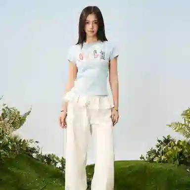 HARSH AND CRUEL Slim Fit Crew Neck T-Shirt Women