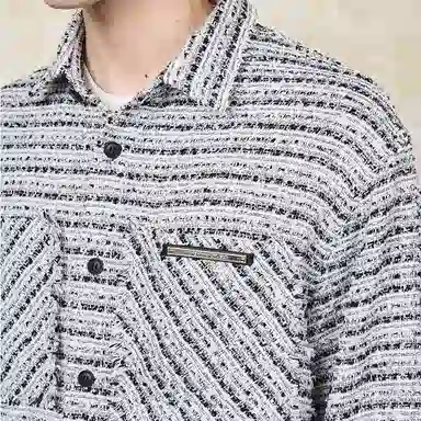 HARSH AND CRUEL Tweed Shirt