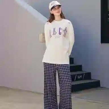 HARSH AND CRUEL Embroidered Patch Long Sleeve Tee