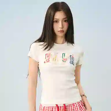 HARSH AND CRUEL Slim Fit Crew Neck T-Shirt Women
