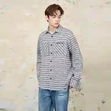 HARSH AND CRUEL Tweed Shirt