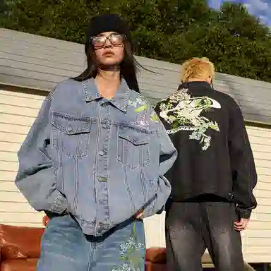 HARSH AND CRUEL Floral Embroidered Jacket