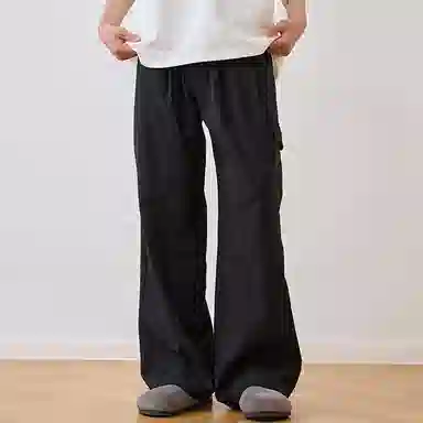 HARSH AND CRUEL Black Casual Pants