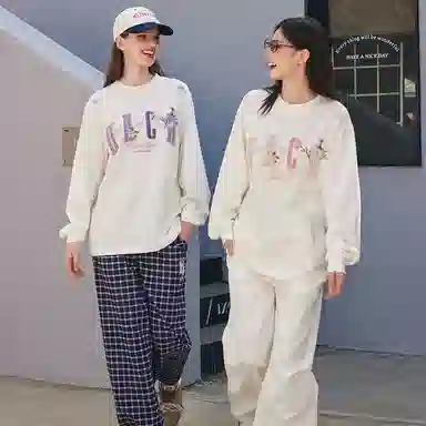 HARSH AND CRUEL Embroidered Patch Long Sleeve Tee