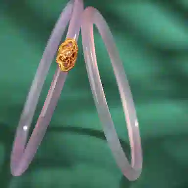 阿梵尼 白月光叮当镯冰种温润 玉髓 手镯 女款