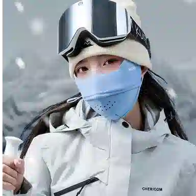 米度狗 户外防水保暖 澳绒 口罩 男女同款情侣款