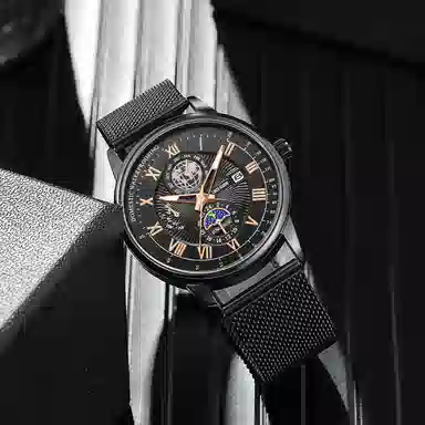 LIBER AEDON Earth Series Black Dial