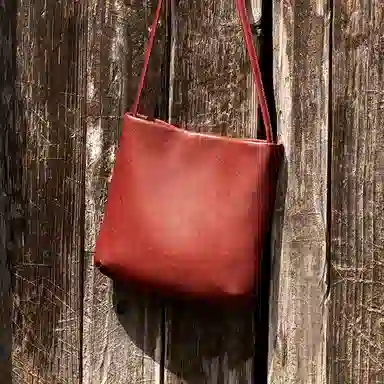 纳兰杜 复古小众水桶包高级感简约时尚休闲百搭通勤 牛皮 单肩包 女款 多色