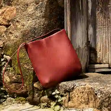 纳兰杜 复古小众水桶包高级感简约时尚休闲百搭通勤 牛皮 单肩包 女款 多色