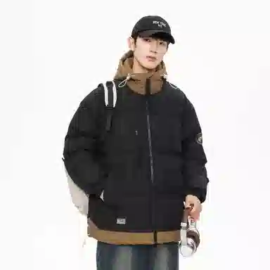 Jeep Milad Colorblock Puffer Hoodie