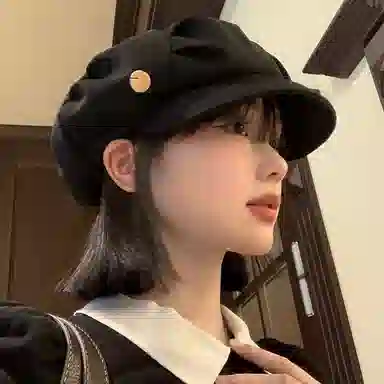【通勤出街必备神器】 攸委 韩系云朵英伦风贝雷帽女秋冬季保暖显脸小气质简约御姐褶皱八角帽 涤纶 小香风时尚百搭大头围画家帽子 女款
